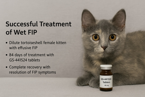 最新の会社の事例について GS‐441524 で FIP 神経学的治療を成功させた